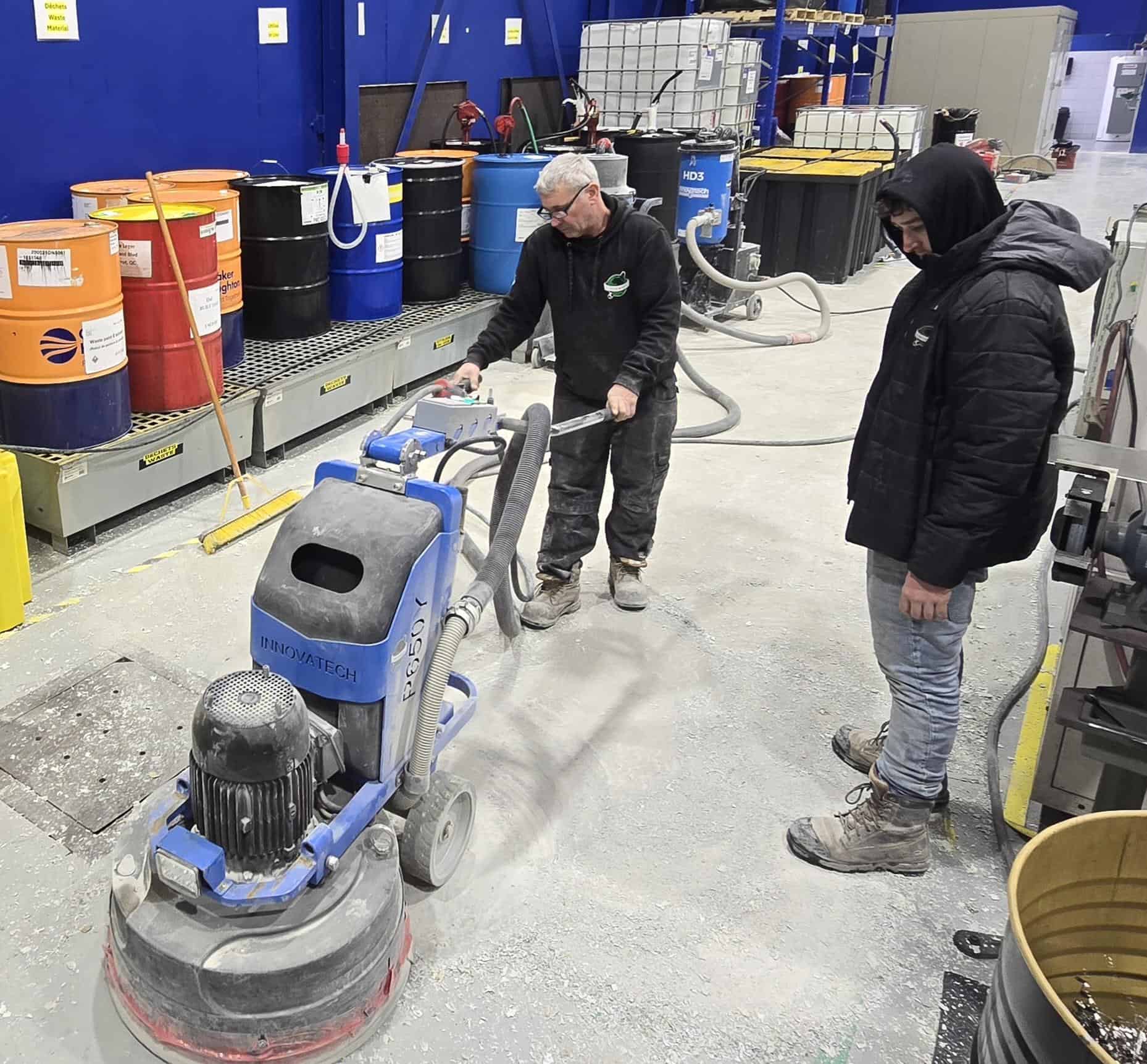 Industrial Concrete Slab Grinding: Complete Guide to Professional Floor Preparation Industrial concrete slab grinding has become an essential process for businesses looking to achieve smooth, level, and durable concrete surfaces. Whether you're preparing floors for new coatings, removing imperfections, or creating specific surface profiles, understanding the intricacies of this specialized technique is crucial for successful project outcomes. What is Industrial Concrete Slab Grinding? Industrial concrete slab grinding is a mechanical process that uses specialized diamond grinding equipment to remove surface irregularities, coatings, and contaminants from concrete floors. This technique involves using rotating diamond-embedded discs or segments to systematically abrade the concrete surface, creating a uniform and properly prepared substrate. The process serves multiple purposes in industrial settings: Surface leveling and smoothing Removal of existing coatings or sealers Creation of specific surface profiles for adhesion Elimination of surface defects and imperfections Preparation for new flooring systems When Do You Need Industrial Concrete Slab Grinding? Surface Preparation Requirements Industrial concrete slab grinding becomes necessary in several scenarios: New Construction Projects: Removing construction debris and surface contamination Eliminating high spots and ridges from concrete pours Creating proper surface profiles for coating adhesion Achieving specified flatness tolerances Renovation and Maintenance: Removing old paint, epoxy, or other floor coatings Correcting uneven or damaged concrete surfaces Preparing floors for new industrial coatings Addressing surface wear and deterioration Industry-Specific Applications Different industries have unique requirements for industrial concrete slab grinding: Manufacturing Facilities: Heavy machinery requires perfectly level surfaces Chemical resistance preparations Anti-slip surface creation Warehouses and Distribution Centers: High-traffic area preparation Forklift-resistant surface creation Dust reduction requirements Food Processing Plants: Sanitary surface preparation Seamless floor requirements Chemical-resistant coating preparation The Industrial Concrete Slab Grinding Process Equipment and Tools Professional industrial concrete slab grinding requires specialized equipment: Primary Grinding Equipment: Walk-behind concrete grinders (7-27 HP) Ride-on grinding machines (25-75 HP) Planetary grinding systems Edge grinders for perimeter work Diamond Tooling: Metal-bonded diamond segments for aggressive grinding Resin-bonded diamonds for fine finishing Various grit sizes (16-3000 grit) Specialized profiles for different applications Support Equipment: Industrial dust collection systems Surface preparation tools Measuring and leveling instruments Safety equipment and protective gear Step-by-Step Process Phase 1: Assessment and Preparation Before beginning industrial concrete slab grinding, thorough preparation is essential: Surface Inspection: Identify high and low spots Locate existing coatings or contaminants Check for structural issues or cracks Determine required surface profile Area Preparation: Remove all furniture and equipment Clean the surface of debris and loose materials Protect adjacent areas and equipment Ensure proper ventilation Phase 2: Initial Grinding The actual industrial concrete slab grinding process begins with: Coarse Grinding: Use aggressive diamond tooling (16-40 grit) Remove major imperfections and coatings Establish initial surface profile Work in systematic patterns Progressive Refinement: Gradually move to finer grits (80-120 grit) Smooth out grinding marks Achieve desired surface profile Maintain consistent overlap patterns Phase 3: Final Processing The completion of industrial concrete slab grinding involves: Fine Grinding: Use fine diamond tooling (200-400 grit) Remove all visible grinding marks Achieve specified smoothness Prepare for coating application Quality Control: Measure surface flatness Check for remaining imperfections Verify surface profile requirements Document completion standards Benefits of Professional Industrial Concrete Slab Grinding Enhanced Durability Properly executed industrial concrete slab grinding provides numerous advantages: Improved Surface Integrity: Eliminates weak surface layers Creates uniform substrate conditions Reduces potential failure points Extends overall floor lifespan Better Coating Adhesion: Optimal surface profile for bonding Removal of contamination barriers Consistent surface energy Reduced coating failure risk Cost-Effectiveness Industrial concrete slab grinding offers significant economic benefits: Long-term Savings: Reduces need for frequent repairs Minimizes coating system failures Decreases maintenance requirements Extends service intervals Improved Productivity: Creates safer working surfaces Reduces equipment wear Minimizes downtime Enhances operational efficiency Choosing the Right Grinding Approach Surface Profile Requirements Different applications require specific approaches to industrial concrete slab grinding: Light Grinding (CSP 1-2): Minimal surface preparation Removal of laitance only Suitable for penetrating sealers Maintains smooth finish Medium Grinding (CSP 3-4): Moderate surface preparation Standard coating applications Balanced adhesion and smoothness Most common requirement Aggressive Grinding (CSP 5-6): Heavy-duty applications Maximum coating adhesion High-stress environments Specialized coating systems Environmental Considerations Modern industrial concrete slab grinding must address environmental concerns: Dust Control: HEPA filtration systems Wet grinding techniques Containment procedures Air quality monitoring Waste Management: Proper disposal of grinding residue Recycling of diamond tooling Contaminated material handling Environmental compliance Quality Assurance and Standards Testing and Verification Professional industrial concrete slab grinding includes comprehensive quality control: Surface Profile Testing: Replica tape measurements Digital profile gauges Visual comparison standards Documentation requirements Flatness Verification: Straightedge measurements Laser level surveys Statistical analysis Tolerance compliance Industry Standards Industrial concrete slab grinding must meet various industry standards: ICRI Guidelines: Surface preparation standards Profile classification systems Quality control procedures Best practice recommendations ASTM Standards: Testing methodologies Material specifications Performance criteria Safety requirements Maintenance and Long-term Care Post-Grinding Maintenance After industrial concrete slab grinding, proper maintenance ensures optimal performance: Immediate Care: Thorough cleaning of grinding residue Surface moisture management Protection from contamination Preparation for coating application Ongoing Maintenance: Regular surface inspections Prompt repair of damage Proper cleaning procedures Periodic re-evaluation Performance Monitoring Long-term success of industrial concrete slab grinding requires ongoing assessment: Regular Inspections: Surface condition monitoring Coating system evaluation Wear pattern analysis Preventive maintenance planning Conclusion Industrial concrete slab grinding represents a critical investment in the long-term performance and durability of industrial concrete floors. When executed by experienced professionals using proper equipment and techniques, this process creates superior surfaces that enhance safety, productivity, and operational efficiency. The success of any industrial concrete slab grinding project depends on thorough planning, proper equipment selection, skilled execution, and adherence to industry standards. By understanding the complexities and requirements of this specialized process, facility managers and contractors can make informed decisions that deliver lasting value and performance. Whether preparing surfaces for new coatings, correcting existing problems, or maintaining critical industrial floors, professional industrial concrete slab grinding provides the foundation for successful, long-lasting flooring systems that meet the demanding requirements of modern industrial environments.